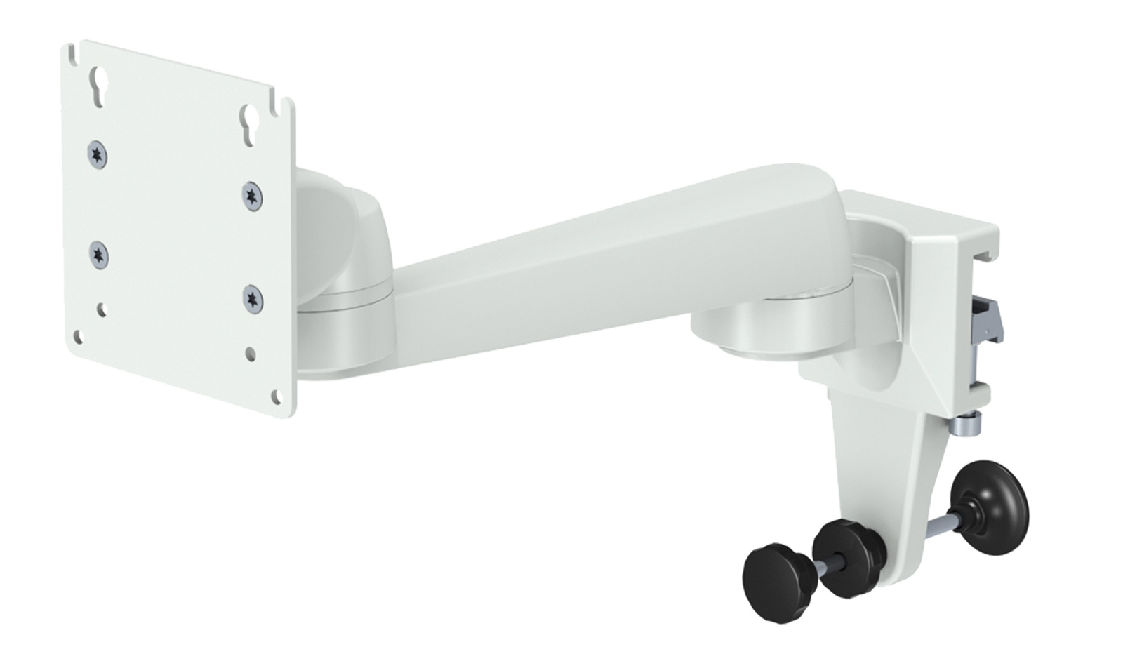 Braccio porta monitor ad altezza fissa accessorio per travi testaletto Sostel Serie Kabel