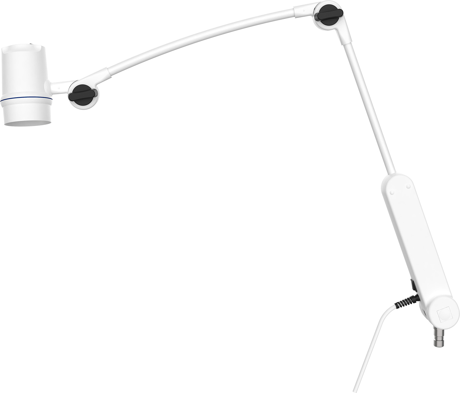 Lampada visita LED per montaggio su barra porta strumenti travi testaletto Serie Kabel