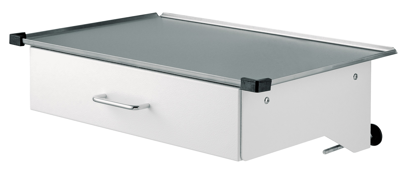 Mensola porta monitor con cassetto per travi testaletto Serie Kabel Sostel